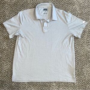 American Eagle Outfitters Light Gray Polo Shirt Size Mens Large